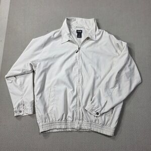 PING Golf Jacket Men's‎ XLarge White Zip Up Lightweight Outerwear Windbreaker